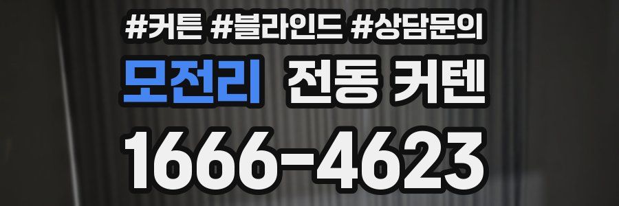 모전리 전동 커텐