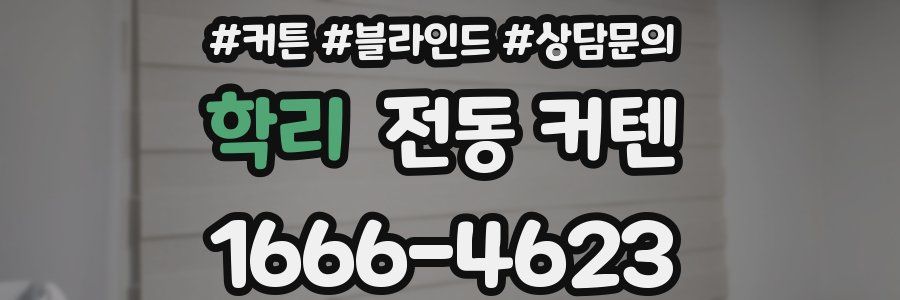 학리 전동 커텐