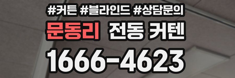 문동리 전동 커텐