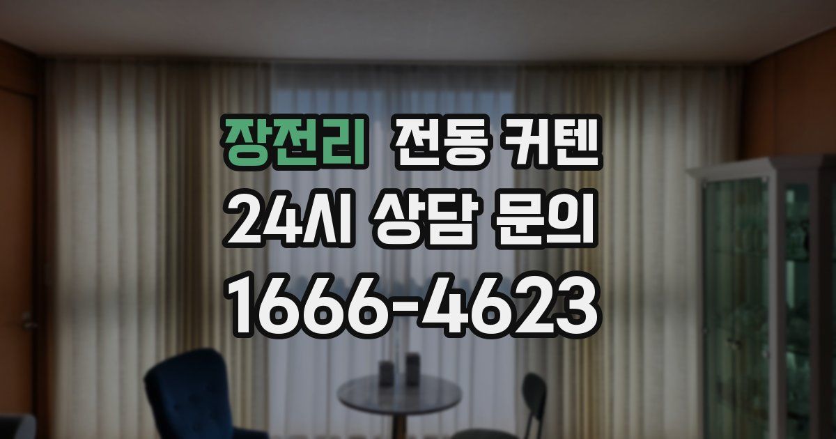 장전리 전동 커텐
