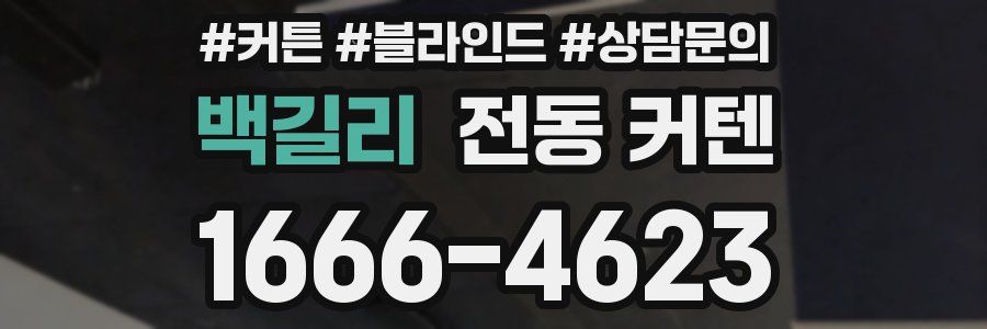 백길리 전동 커텐