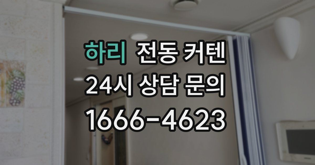 하리 전동 커텐