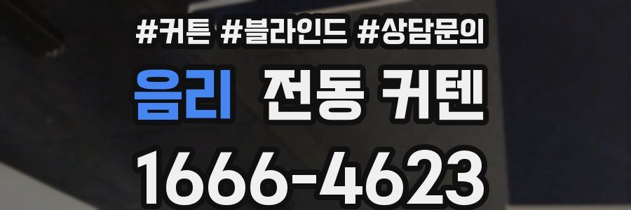 음리 전동 커텐
