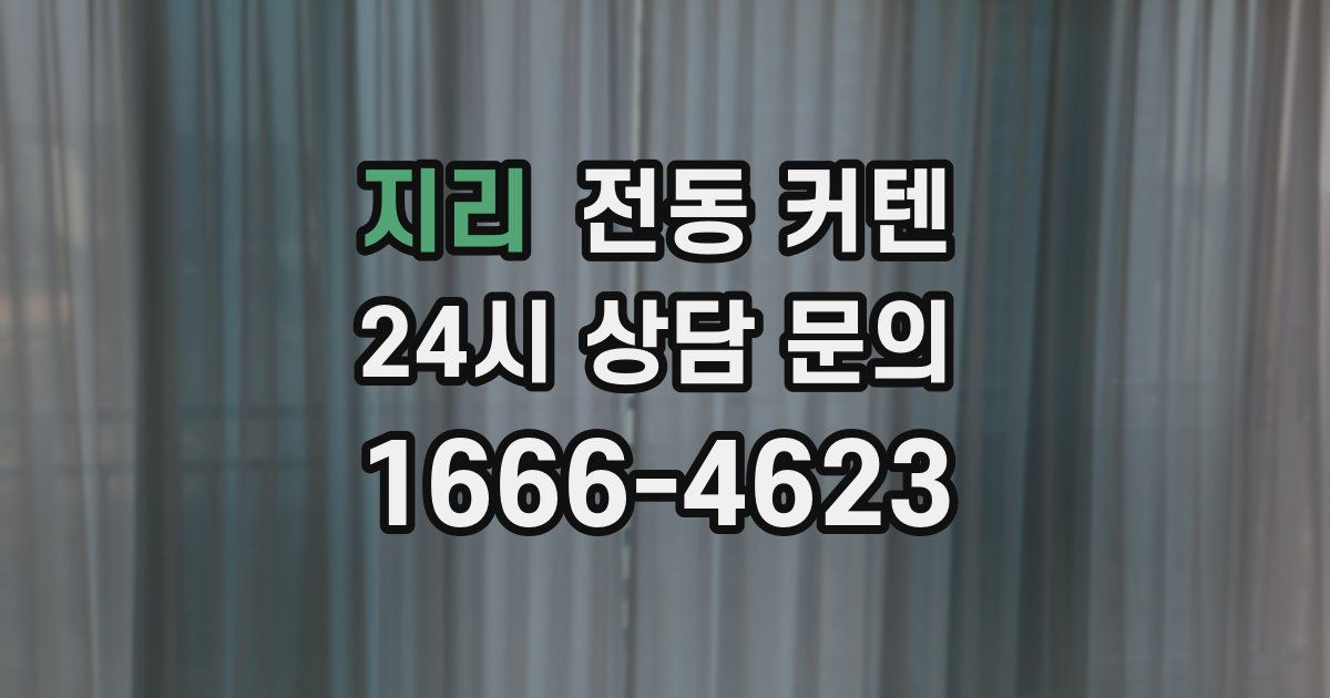 지리 전동 커텐