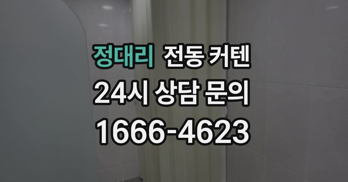 정대리 전동 커텐