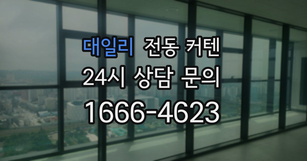 대일리 전동 커텐