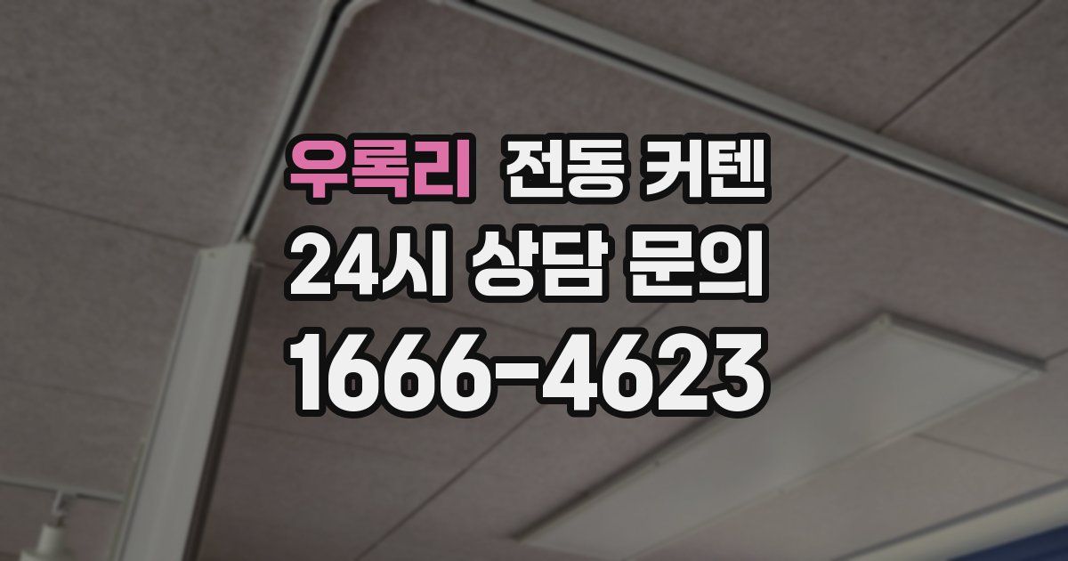 우록리 전동 커텐
