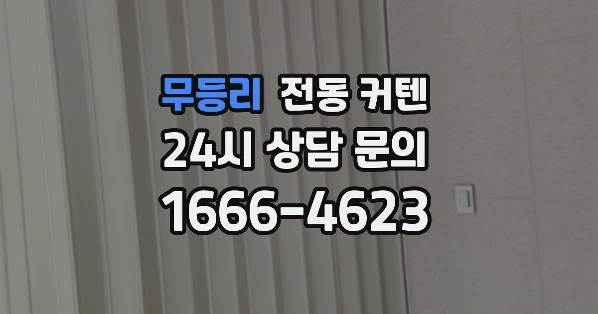 무등리 전동 커텐