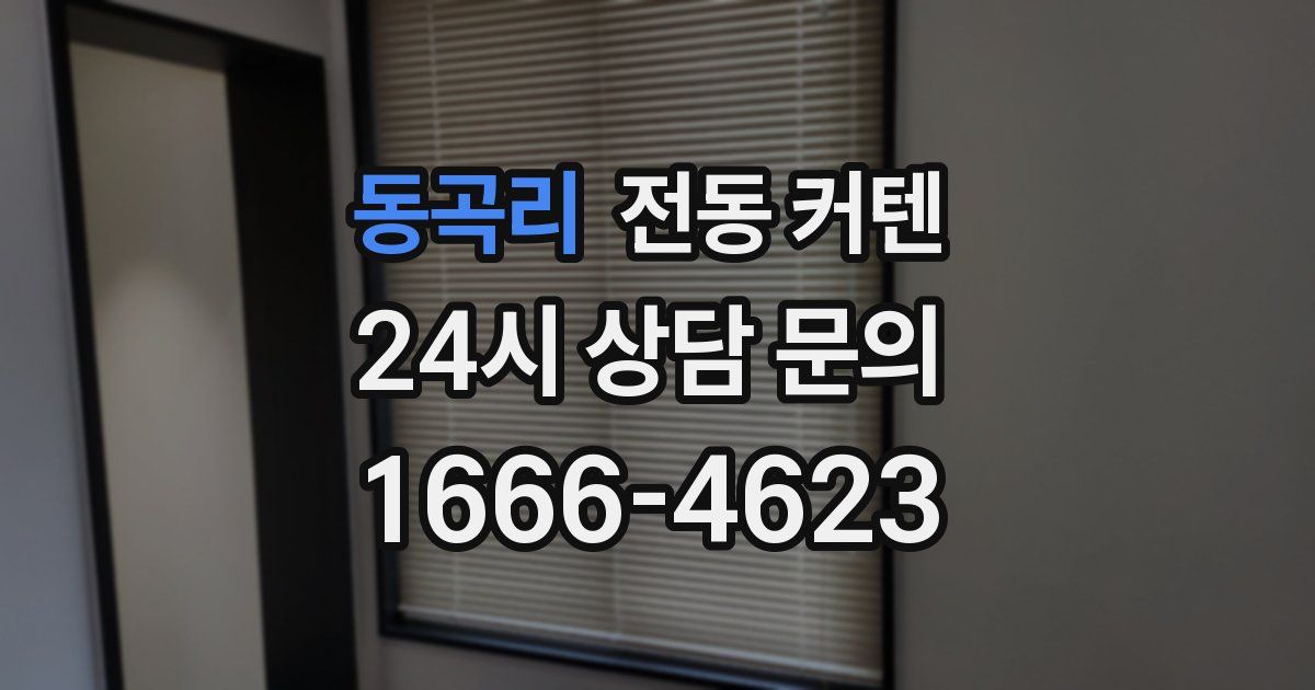 동곡리 전동 커텐