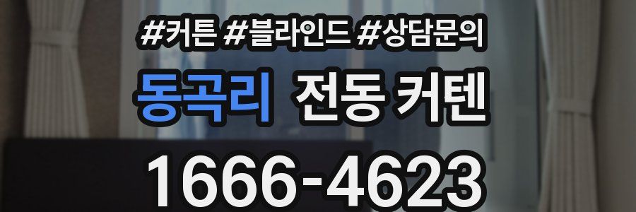 동곡리 전동 커텐