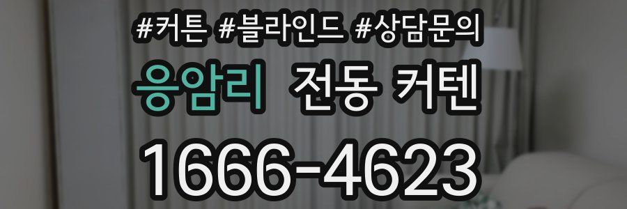 응암리 전동 커텐