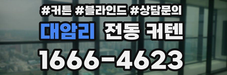 대암리 전동 커텐
