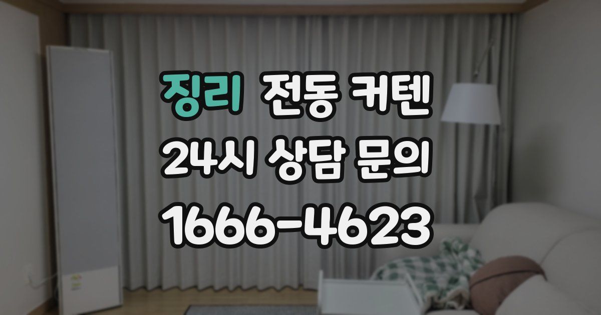 징리 전동 커텐