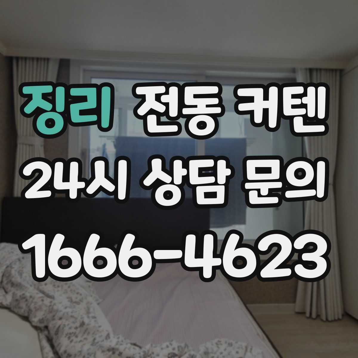 징리 전동 커텐