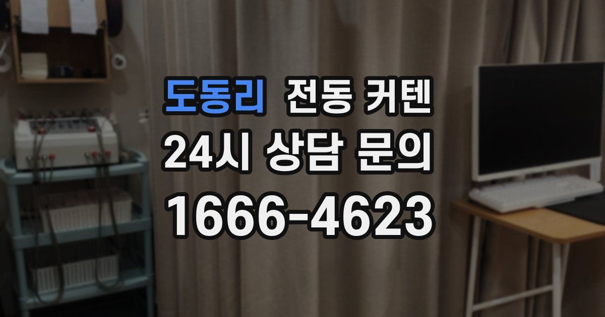 도동리 전동 커텐
