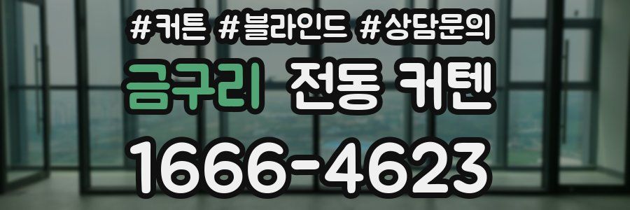 금구리 전동 커텐
