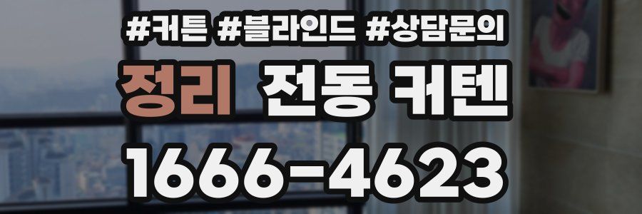 정리 전동 커텐