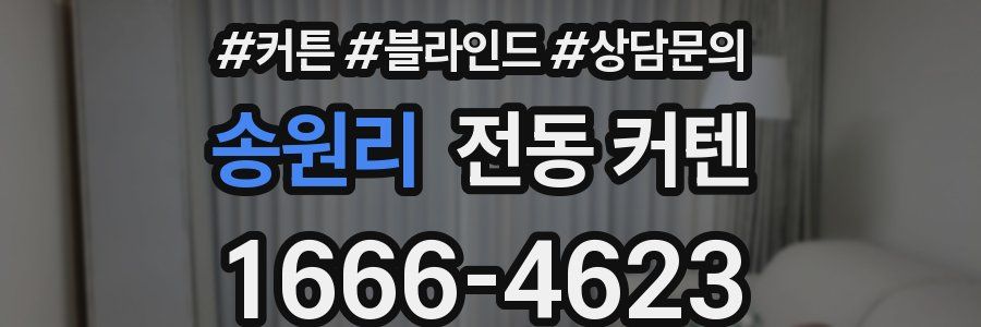 송원리 전동 커텐