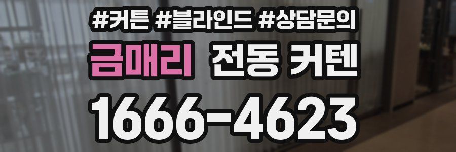 금매리 전동 커텐