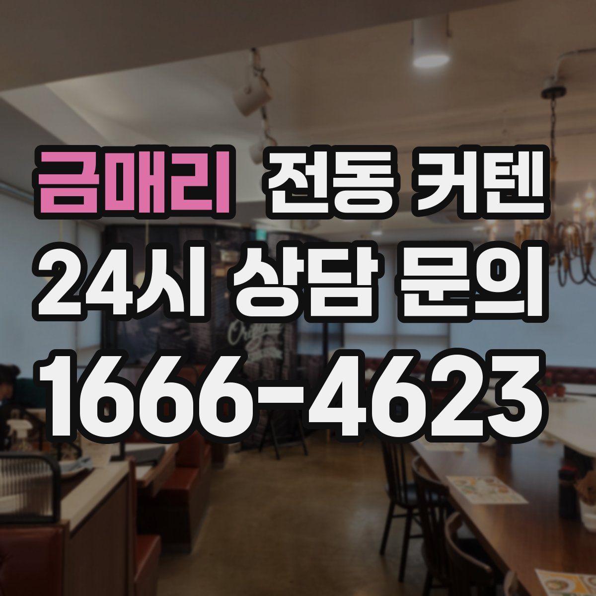 금매리 전동 커텐