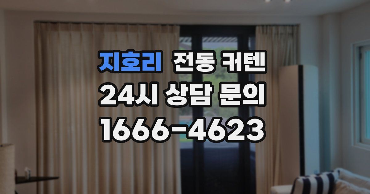 지호리 전동 커텐