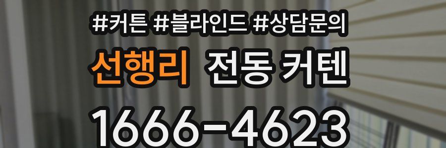 선행리 전동 커텐