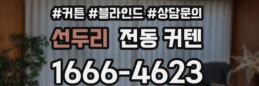선두리 전동 커텐