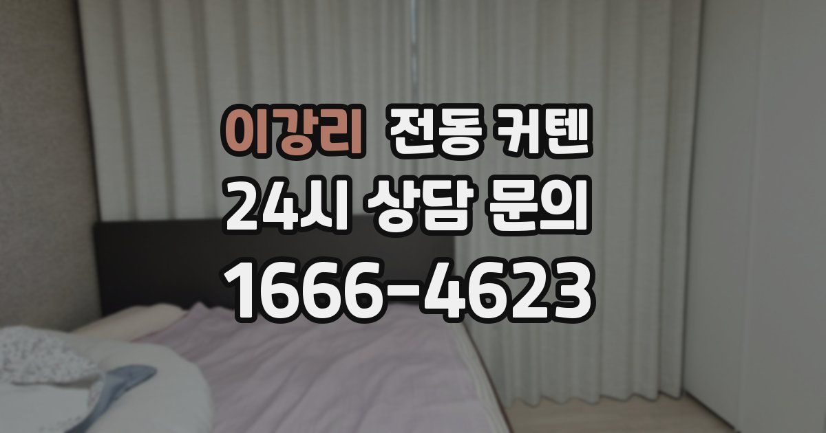 이강리 전동 커텐