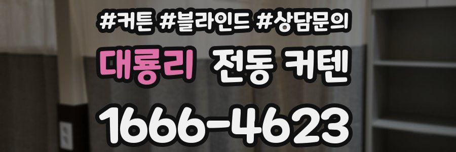 대룡리 전동 커텐