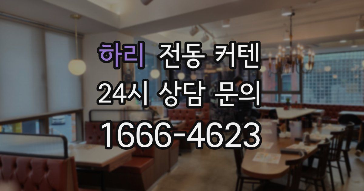하리 전동 커텐