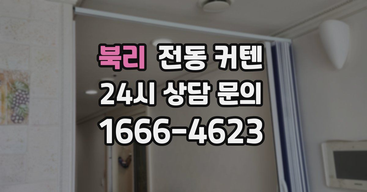 북리 전동 커텐