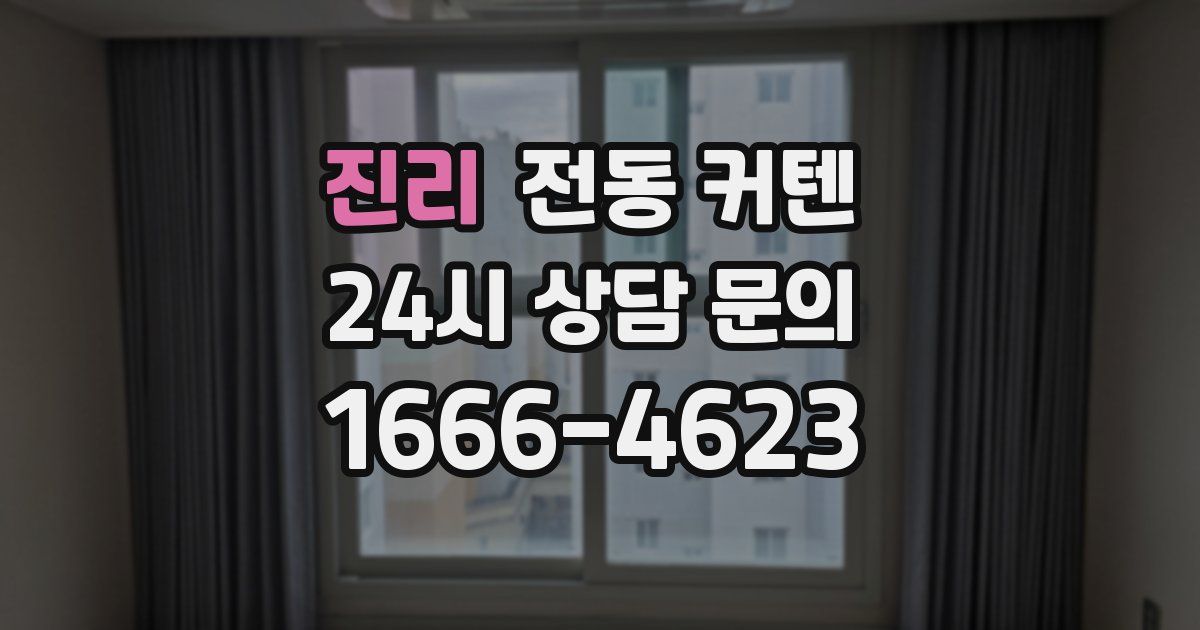 진리 전동 커텐