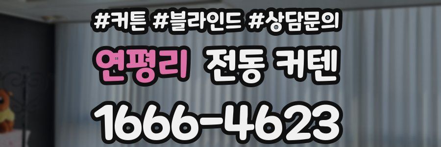 연평리 전동 커텐