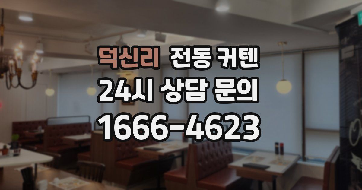 덕신리 전동 커텐