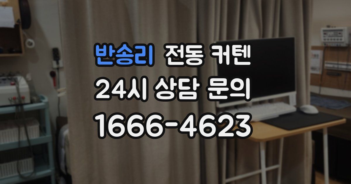 반송리 전동 커텐
