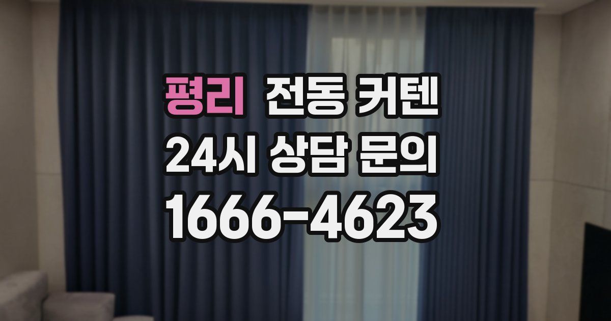 평리 전동 커텐