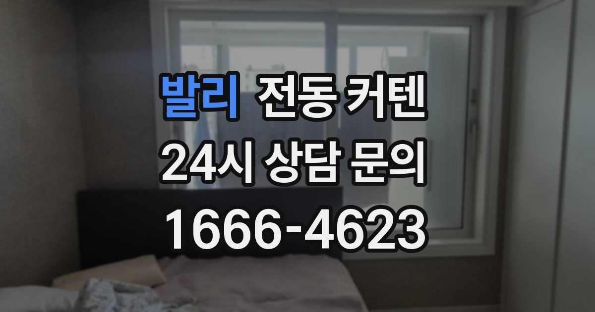발리 전동 커텐