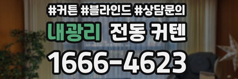 내광리 전동 커텐