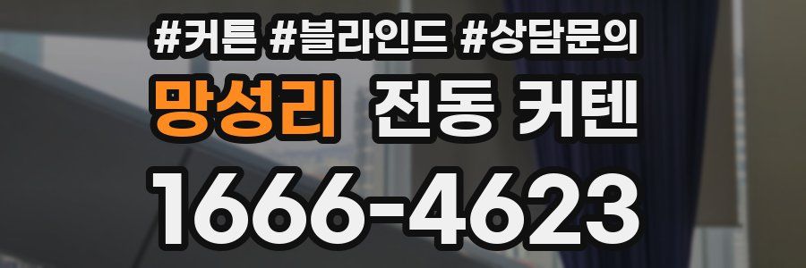 망성리 전동 커텐