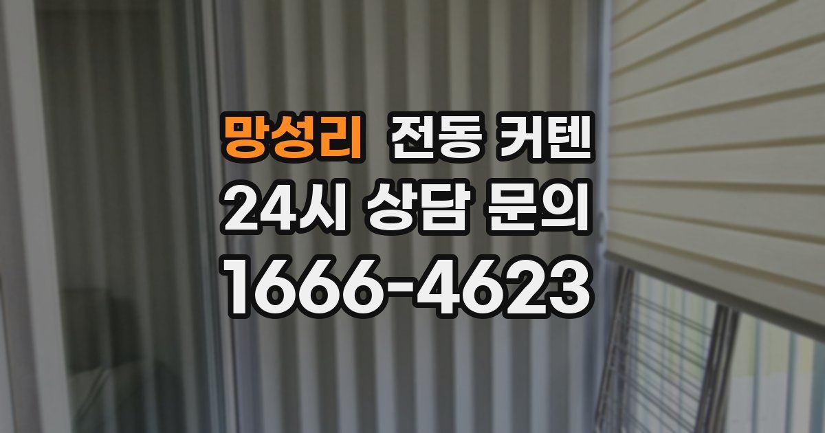 망성리 전동 커텐