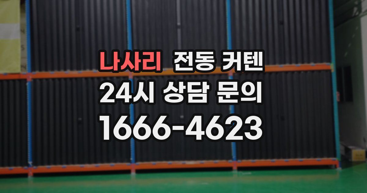 나사리 전동 커텐