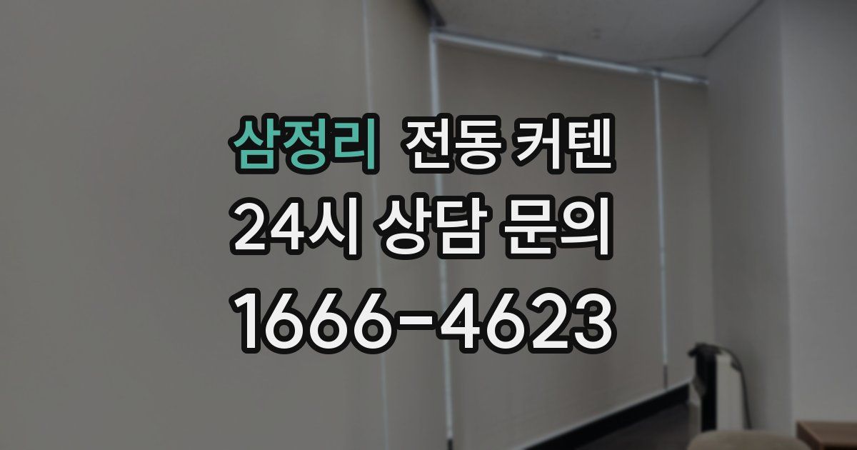삼정리 전동 커텐