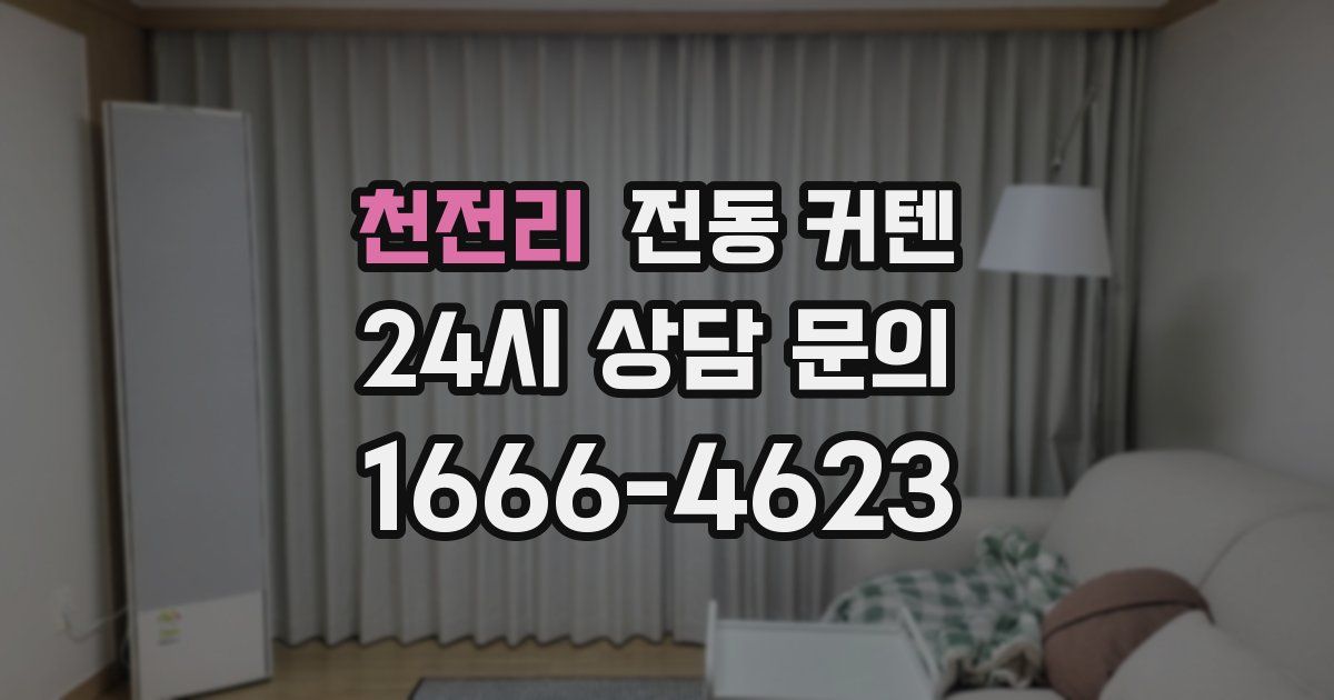 천전리 전동 커텐
