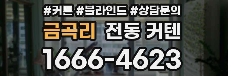 금곡리 전동 커텐