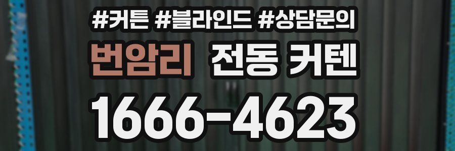 번암리 전동 커텐