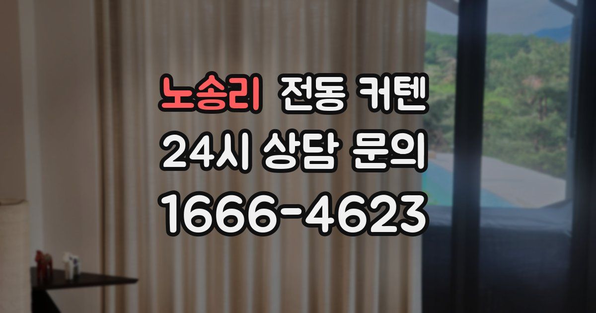 노송리 전동 커텐
