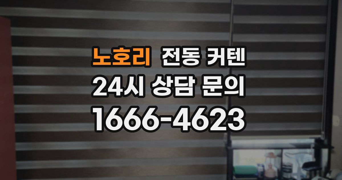 노호리 전동 커텐