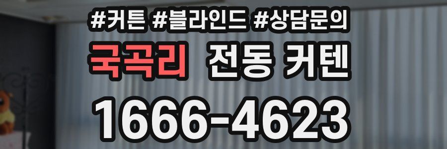 국곡리 전동 커텐