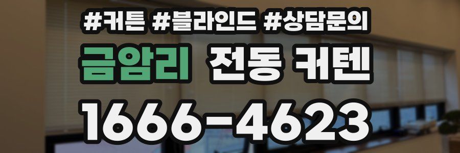 금암리 전동 커텐