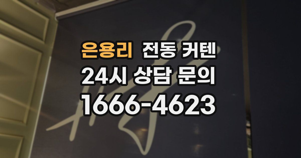 은용리 전동 커텐